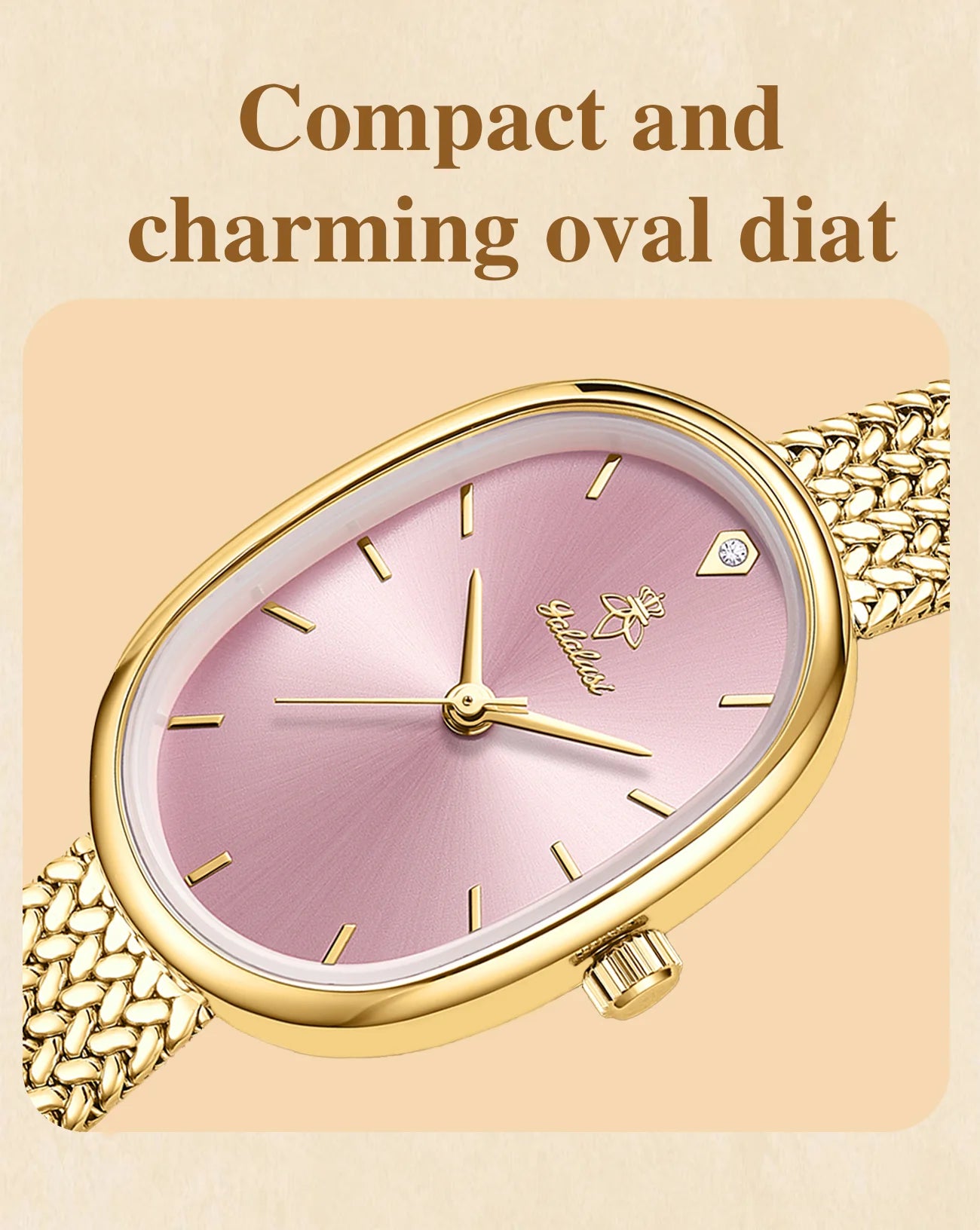 YaLaLuSi Brand Fashionable Women's Waterproof Quartz Bracelet Watch: Minimalist Design for Girls reloj mujer watch for ladies