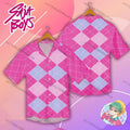 Saja Boys Hawaiian Shirt Fashion Trendy Movie Print Top Korean Streetwear Style Cosplay Outfit Shirts
