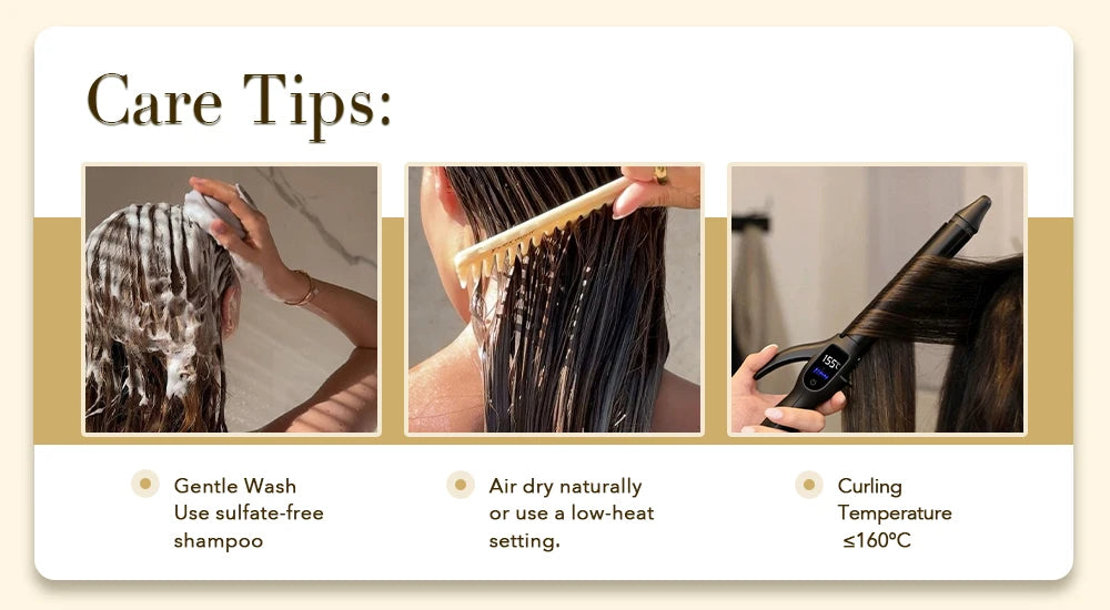 VeSunny Fish Line Human Hair Extension Wire Natural Hair One Piece Invisible Wire Hair Weft with 2 Clips Blonde Soft Remy Hair