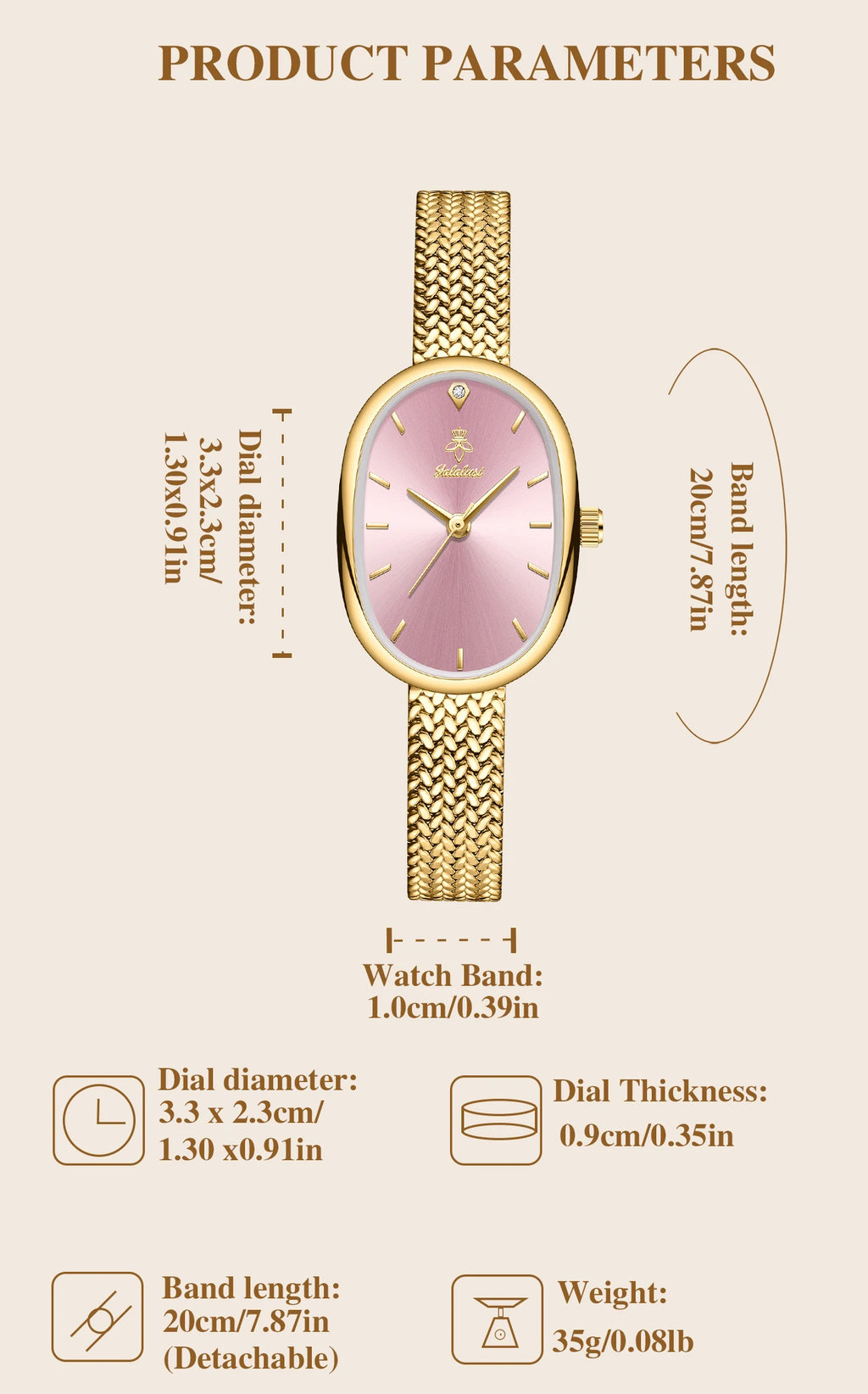 YaLaLuSi Brand Fashionable Women's Waterproof Quartz Bracelet Watch: Minimalist Design for Girls reloj mujer watch for ladies