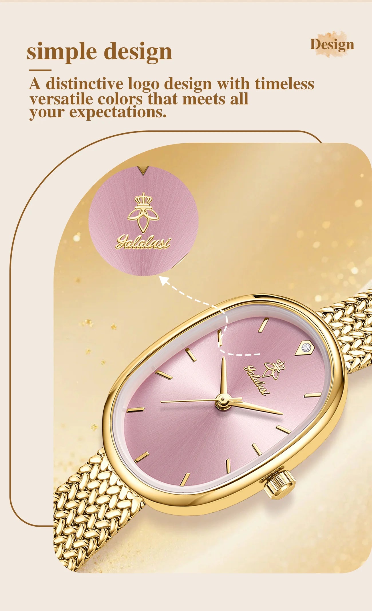 YaLaLuSi Brand Fashionable Women's Waterproof Quartz Bracelet Watch: Minimalist Design for Girls reloj mujer watch for ladies