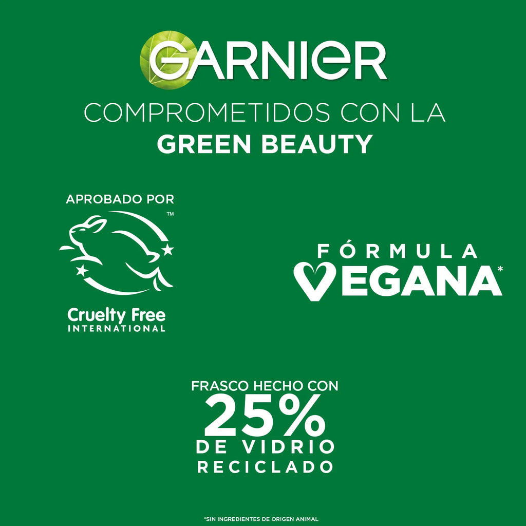 Garnier |   Anti stain serum with vitamin c, niacinamide and salicylic acid. Reduces the intensity of dark spots even acne marks by 43% and provides luminosity. Efficacy approved by laboratories