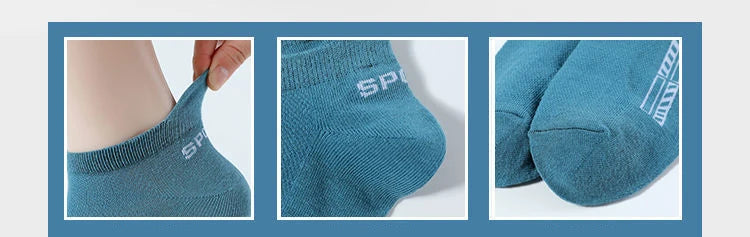 10Pairs High Quality Men Ankle Socks Breathable Cotton Sports Socks Mesh Casual Athletic Summer Thin Cut Short Sokken Size 38-48
