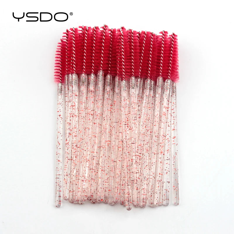 5/50 Pcs Eyelash Brushes False Eye Lashes Extension Tools Eyebrow Brush Mascara Wands Applicator Spoolers Lashes Cosmetic Tool