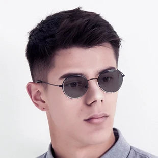 ZENOTTIC High-quality Rimless Rectangle Prescription Glasses Anti Blue Light/Photochromic Optical Eyeglasses For Men