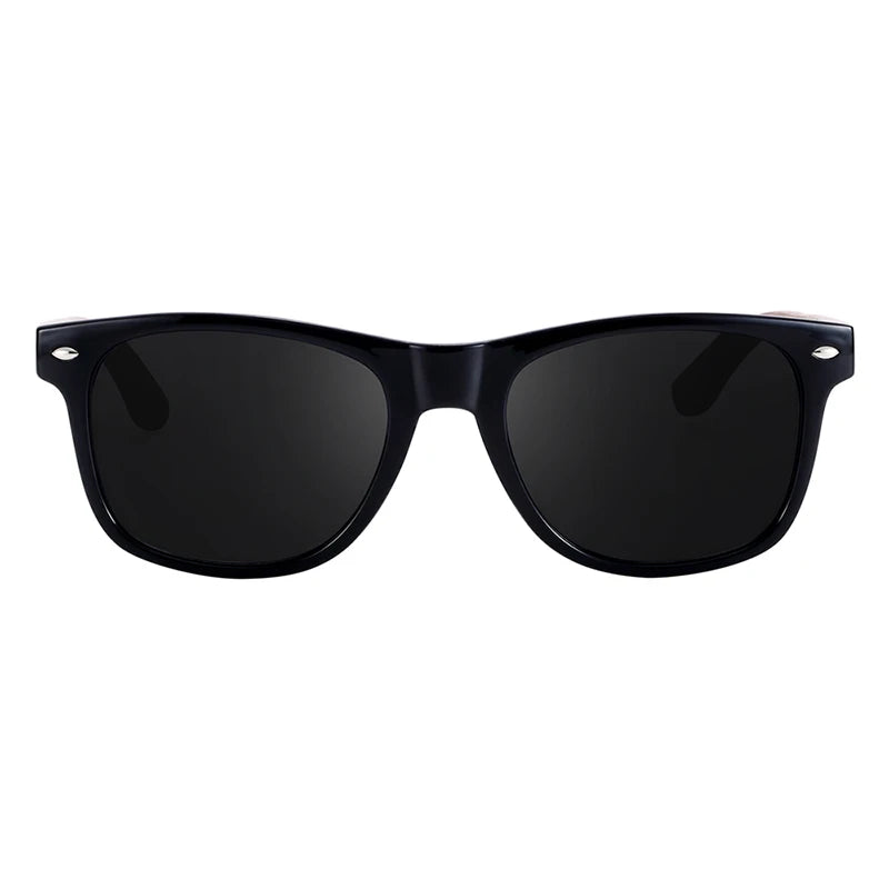 BARCUR Black Walnut Sunglasses Wood Polarized Sunglasses Men Glasses Men UV400 Protection Eyewear Wooden Original Box