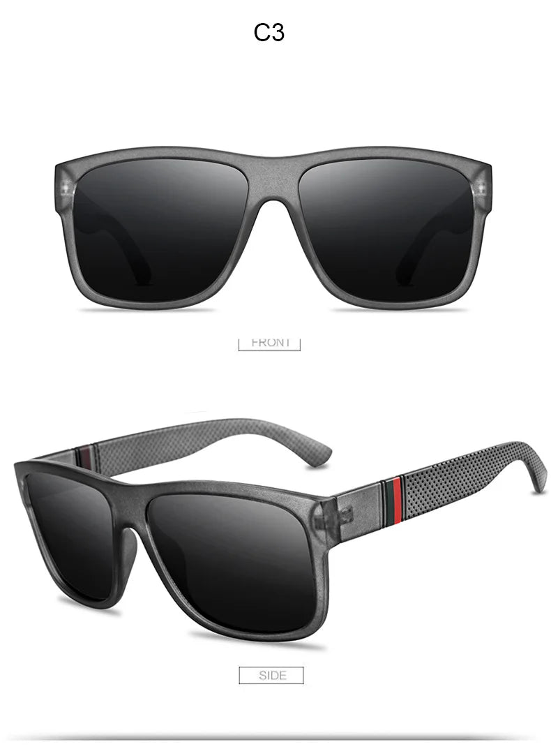 2024 Luxury Brand Polarized Sunglasses Men High-End Outdoor Glasses Fashion Square Driving Eyewear Travel Sun Glasses Uv400