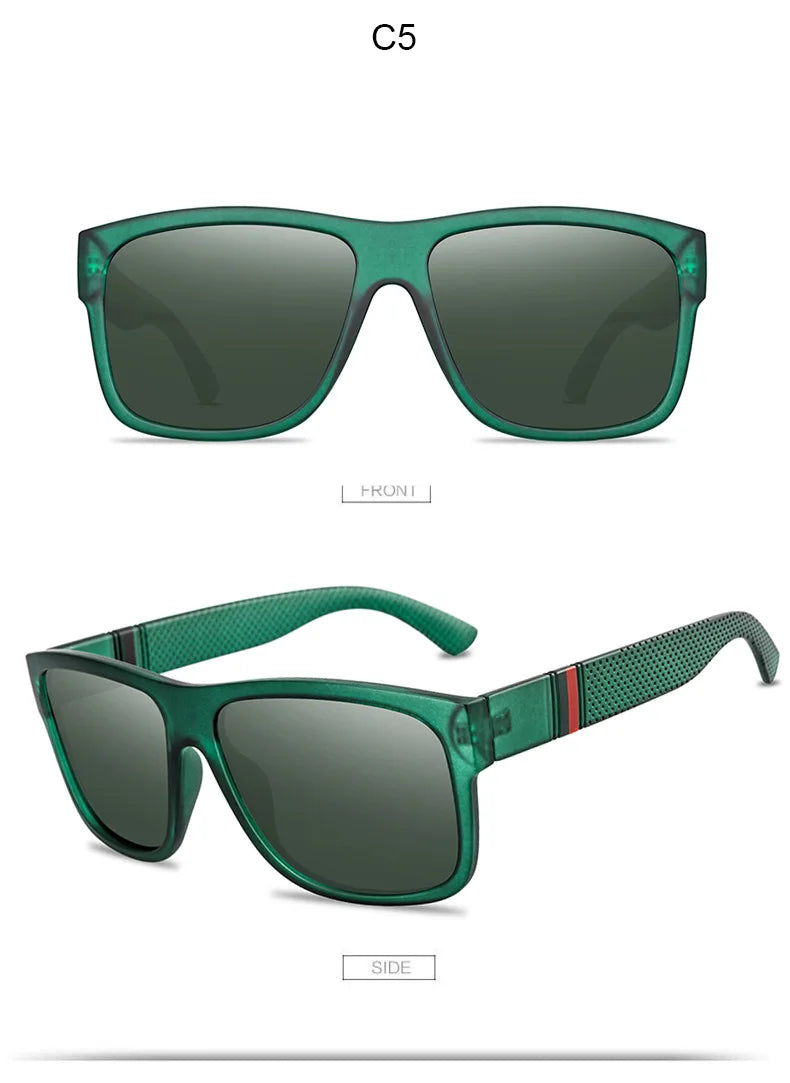 2024 Luxury Brand Polarized Sunglasses Men High-End Outdoor Glasses Fashion Square Driving Eyewear Travel Sun Glasses Uv400