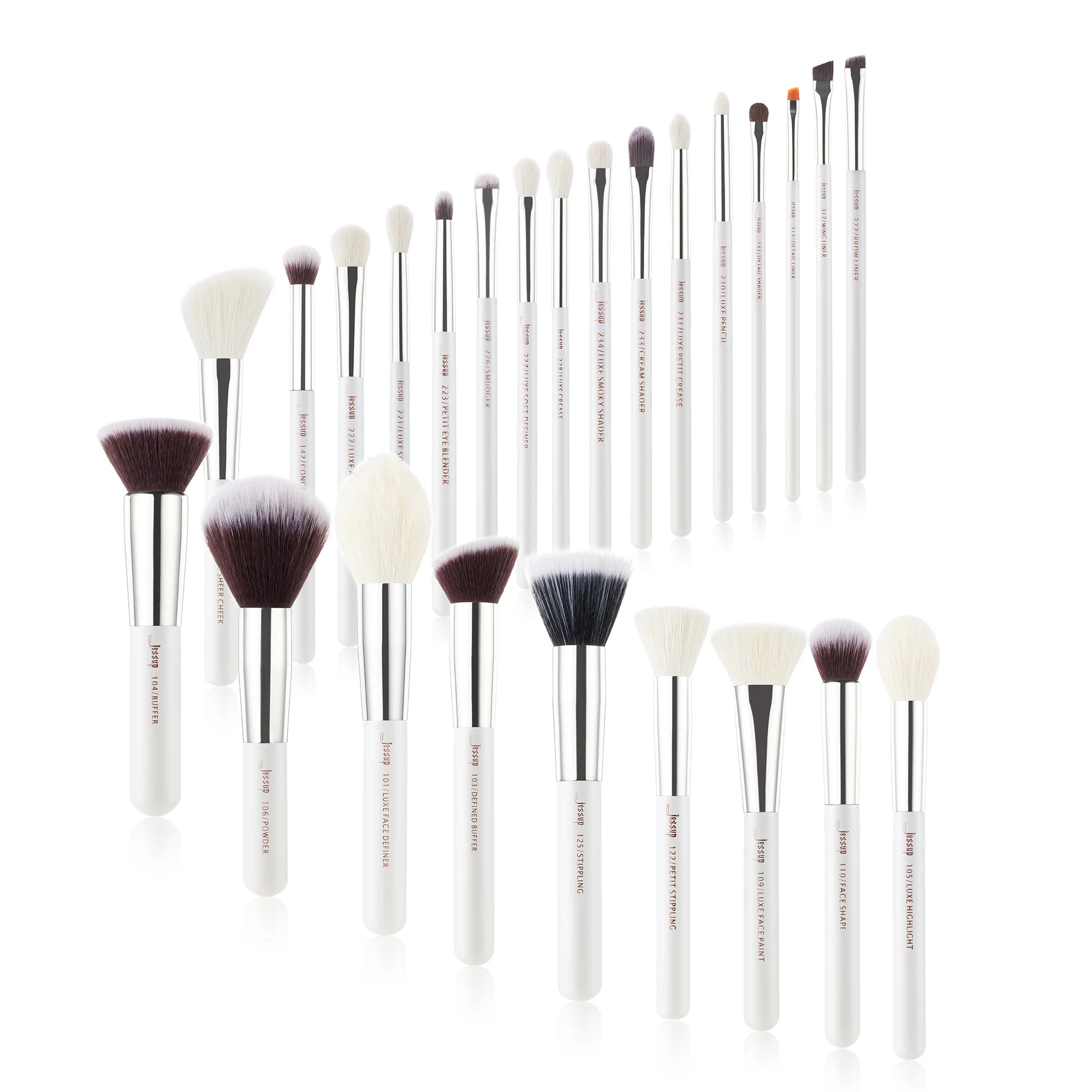 Jessup Professional Makeup Brushes Set 25pcs Powder Foundation Eyeshadow Concealer Blusher Brush Makeup Cosmetic Kits T290