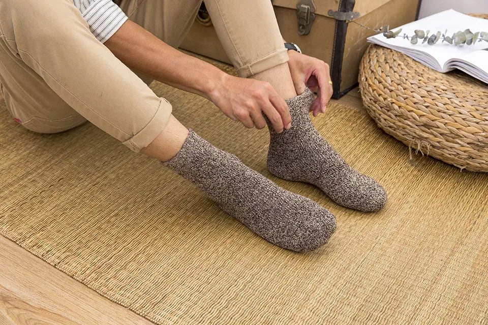 3/5 Pair Winter Men's Merino Wool Socks Super Thick Warm High Quality Harajuku Retro Snow Casual Antifreeze Cashmere Socks Men