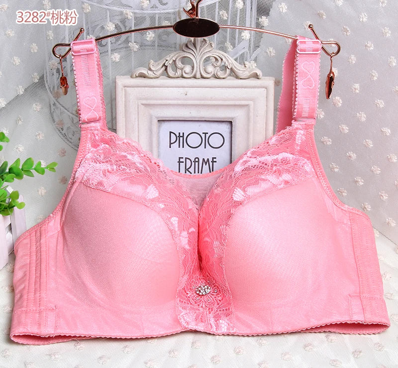 Big Size Push Up Bra 48G 50G 52G Plus Size Bralette Large Size Brassiere Female Bra Plus Size 40-52 Sexy Seamless Bras For Women