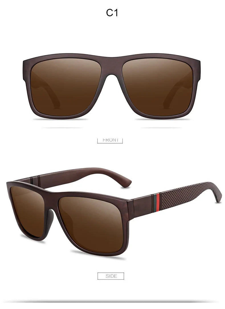 2024 Luxury Brand Polarized Sunglasses Men High-End Outdoor Glasses Fashion Square Driving Eyewear Travel Sun Glasses Uv400