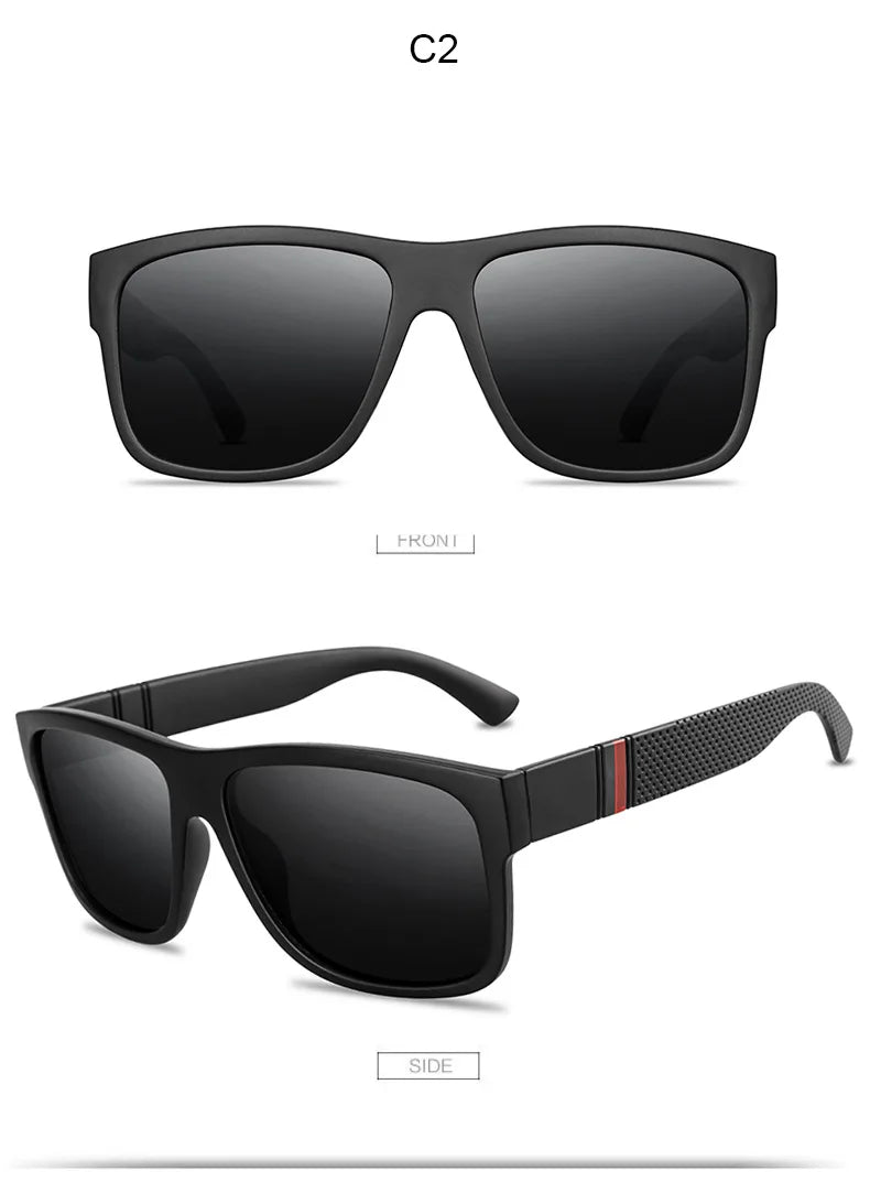2024 Luxury Brand Polarized Sunglasses Men High-End Outdoor Glasses Fashion Square Driving Eyewear Travel Sun Glasses Uv400