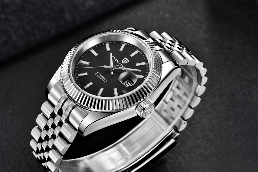 PAGANI DESIGN Man Mechanical Watch Top Brand Luxury Automatic Watch Stainless Steel 100m Waterproof Watch Men Clock Reloj Hombre