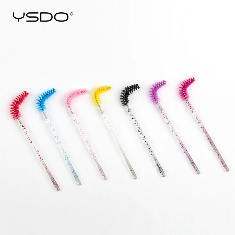 5/50 Pcs Eyelash Brushes False Eye Lashes Extension Tools Eyebrow Brush Mascara Wands Applicator Spoolers Lashes Cosmetic Tool