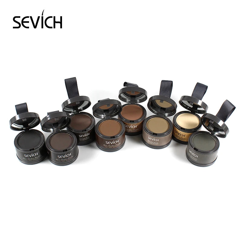 Sevich Hairline Powder 4g Hairline Shadow Powder Women Men Makeup Hair Concealer Natural Cover Unisex Hair Straightener Brush