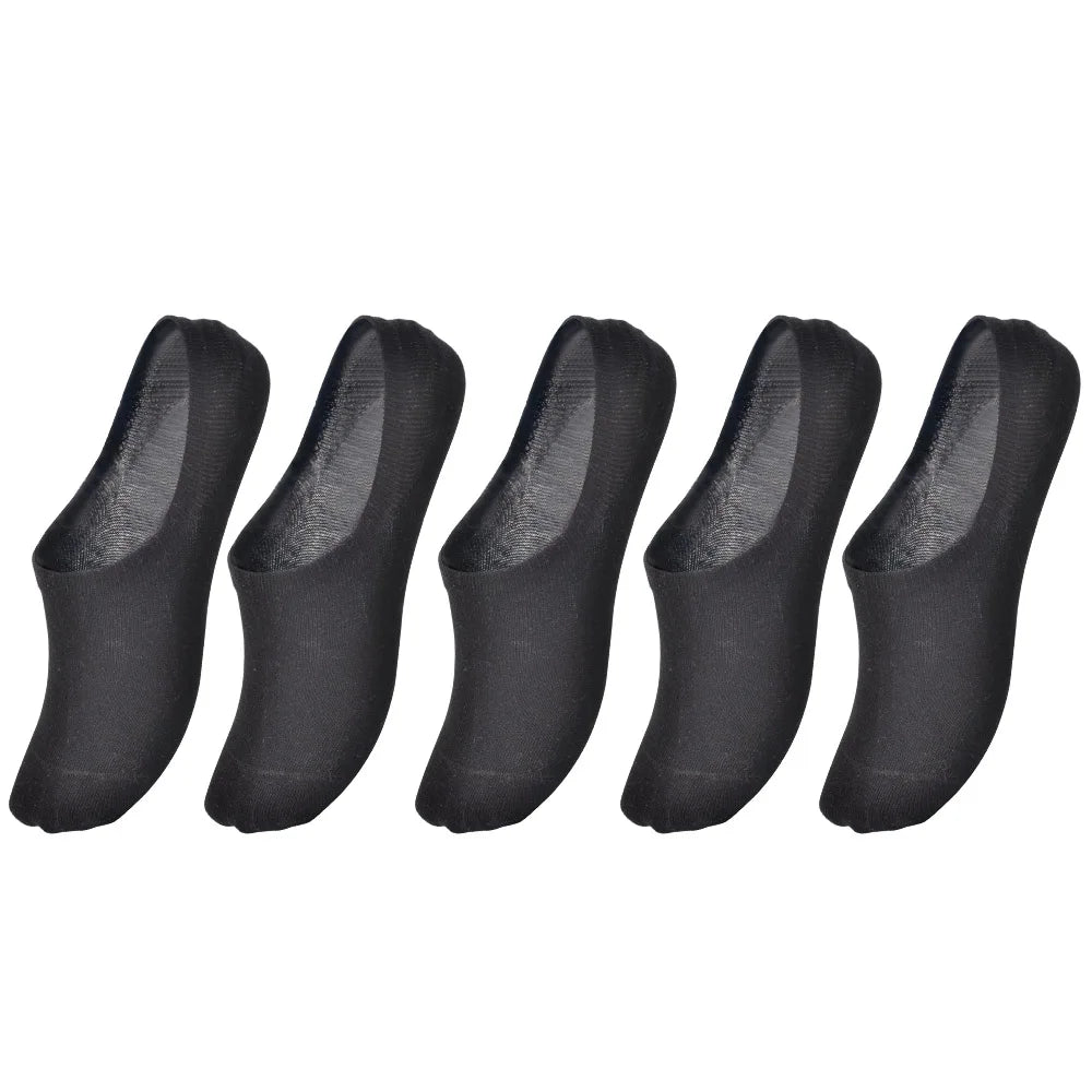 5 pairs of boys girls children  soft invisible socks low  casual cotton leisure sailing anti-skid stealth non-display