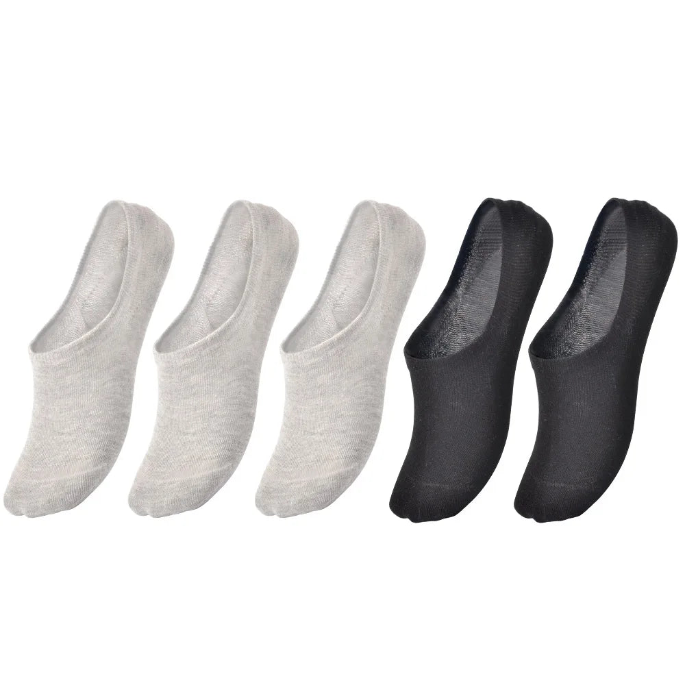 5 pairs of boys girls children  soft invisible socks low  casual cotton leisure sailing anti-skid stealth non-display