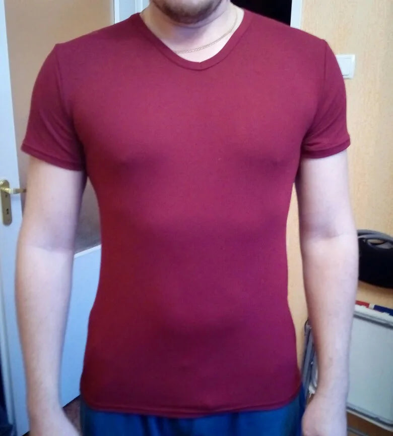 2026 MRMT Brand New Men T Shirt 10 colors Fitness Mens T-shirts V neck Man T-shirt For Male Clothing Tshirts S-5XL Tops Tees