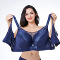 Big Size Push Up Bra 48G 50G 52G Plus Size Bralette Large Size Brassiere Female Bra Plus Size 40-52 Sexy Seamless Bras For Women