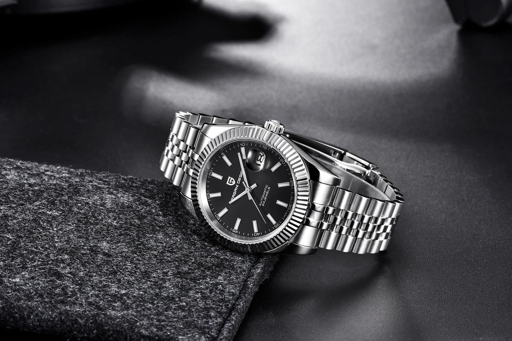 PAGANI DESIGN Man Mechanical Watch Top Brand Luxury Automatic Watch Stainless Steel 100m Waterproof Watch Men Clock Reloj Hombre