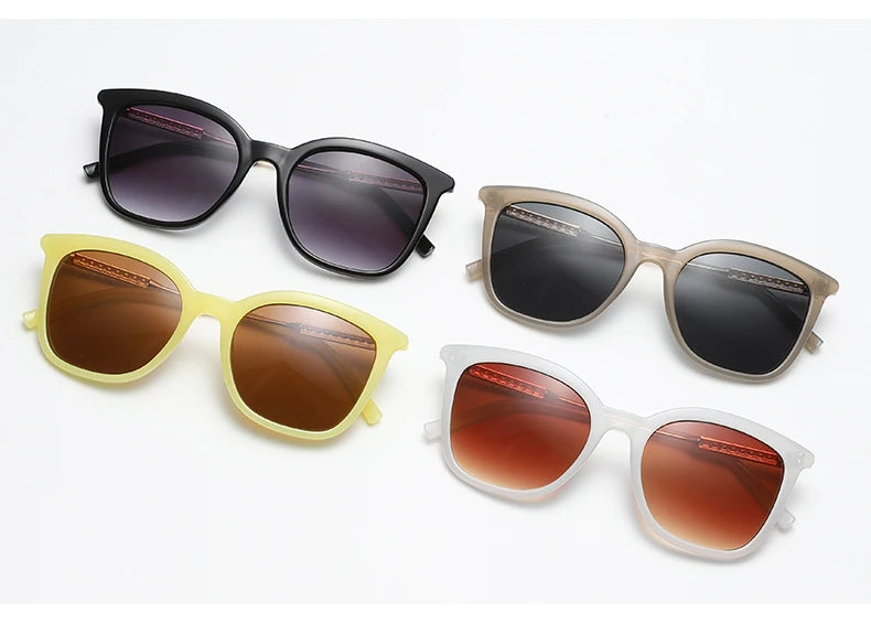 Classic Square Cycling Sunglasses Women Men Vintage Brand Sun Glasses Alloy Frame Retro Trend Fashion Style Shades Oculos de sol