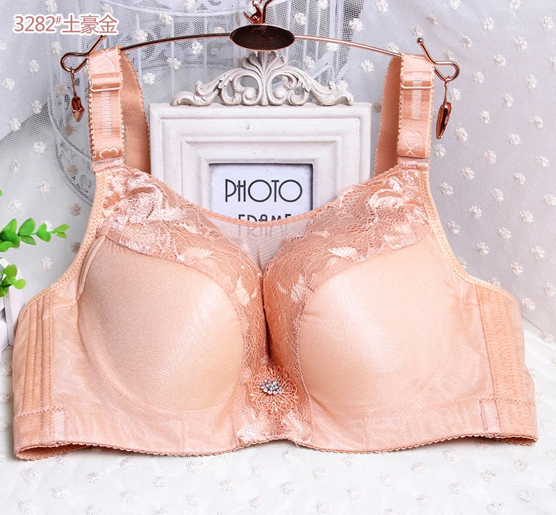Big Size Push Up Bra 48G 50G 52G Plus Size Bralette Large Size Brassiere Female Bra Plus Size 40-52 Sexy Seamless Bras For Women