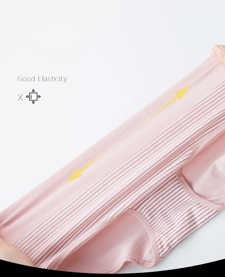 4Pcs Plus Size M-5XL Panties Women Cotton High Waist Slimming Underwear Seamless Girls Briefs Sexy Female Breathable Lingerie
