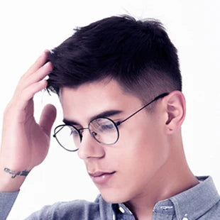 ZENOTTIC High-quality Rimless Rectangle Prescription Glasses Anti Blue Light/Photochromic Optical Eyeglasses For Men