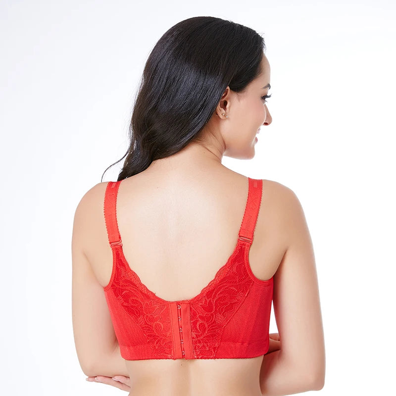 Big Size Push Up Bra 48G 50G 52G Plus Size Bralette Large Size Brassiere Female Bra Plus Size 40-52 Sexy Seamless Bras For Women