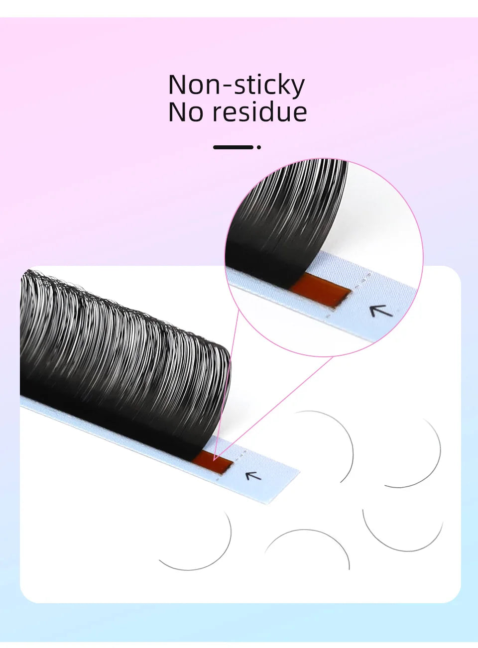 RUJADE 0.03 0.05 0.07 Russian Volume Eyelashes Extension Individual Handmade Lashes Fans Silk False Mink Eyelash Pinching Fans