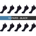 10Pairs High Quality Men Ankle Socks Breathable Cotton Sports Socks Mesh Casual Athletic Summer Thin Cut Short Sokken Size 38-48