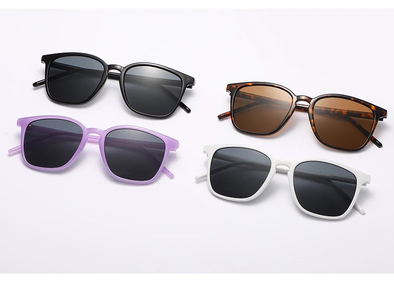 Square Small Sunglasses Women Rectangle Frame Purple Colorful Sun Glasses Female Oculos Y2K Retro Gradient Hip Hop Shades UV400