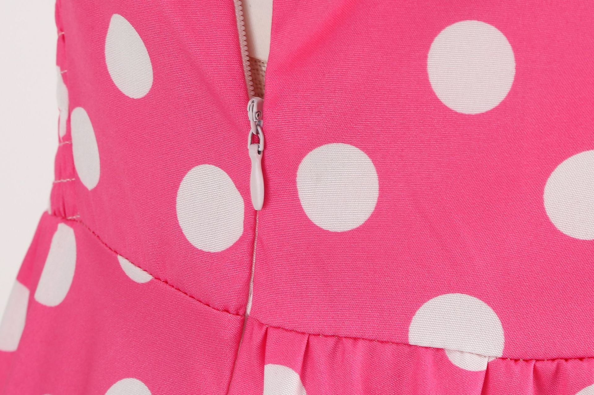 Elegant Women Pink Polka Dot Dress Summer Robe Hepburn 1950s 60s Vintage Sexy Halter Rockabilly Retro Party Dresses 2026 Vestido