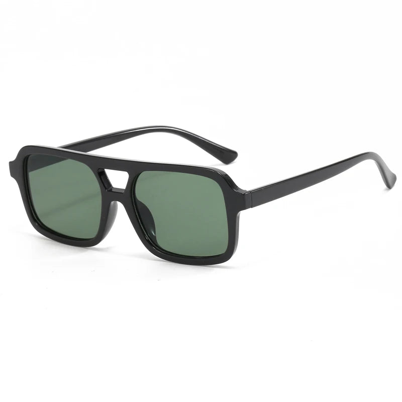 3pcs/6pcs New Parallel Bars Versatile Sun Glasses Retro Fashion Outdoor Sunglasses Riding UV Protection Eyeglasses Female
