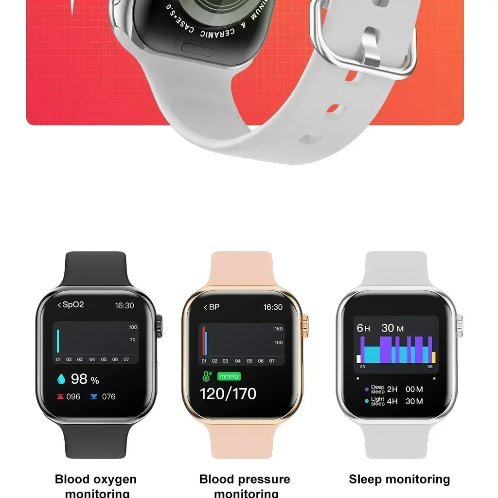 New GPS Smart Watch Series 10 For Apple Watch 10 Memory Music Video Bluetooth Call Waterproof NFC Smartwatch For Android IOS