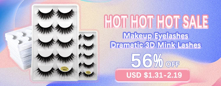 New Half Eyelashes 3/10Pairs Half Lashes Natural 3D Cat Eye Lashes Clear Stem False Eyelash Extension Makeup Faux Cils maquiagem