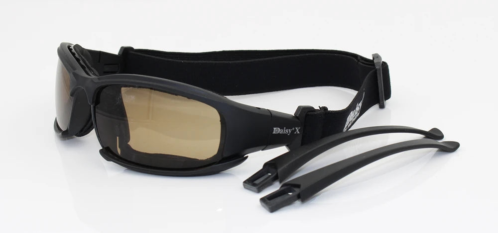 Daisy X7 Moto Glasses Men Military Polarized Sunglasses Bullet-proof Airsoft Shooting Gafas Lens Motorcycle Cycling Goggles