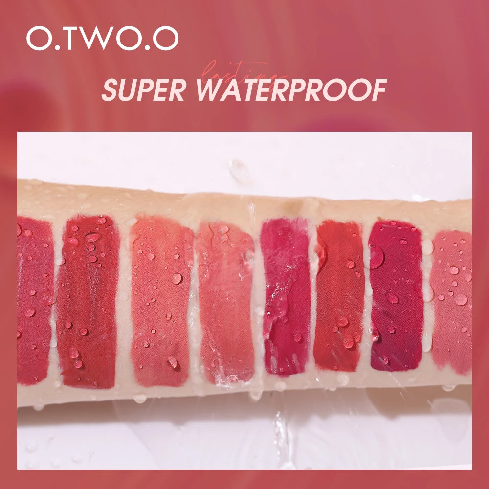 Velvet Matte Lip Gloss Tint 12 Shades Waterproof Long Lasting Nonstick Cup Liquid Lipstick Makeup Cosmetics For Women