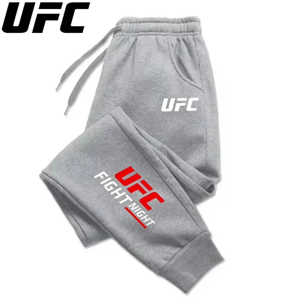 Mens Casual Pants Autumn Winter Sweatpants Gym Trousers Fashion Solid Color Workout Long Pants Men Running Jogger Sports