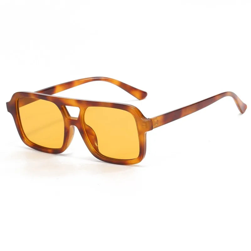 3pcs/6pcs New Parallel Bars Versatile Sun Glasses Retro Fashion Outdoor Sunglasses Riding UV Protection Eyeglasses Female