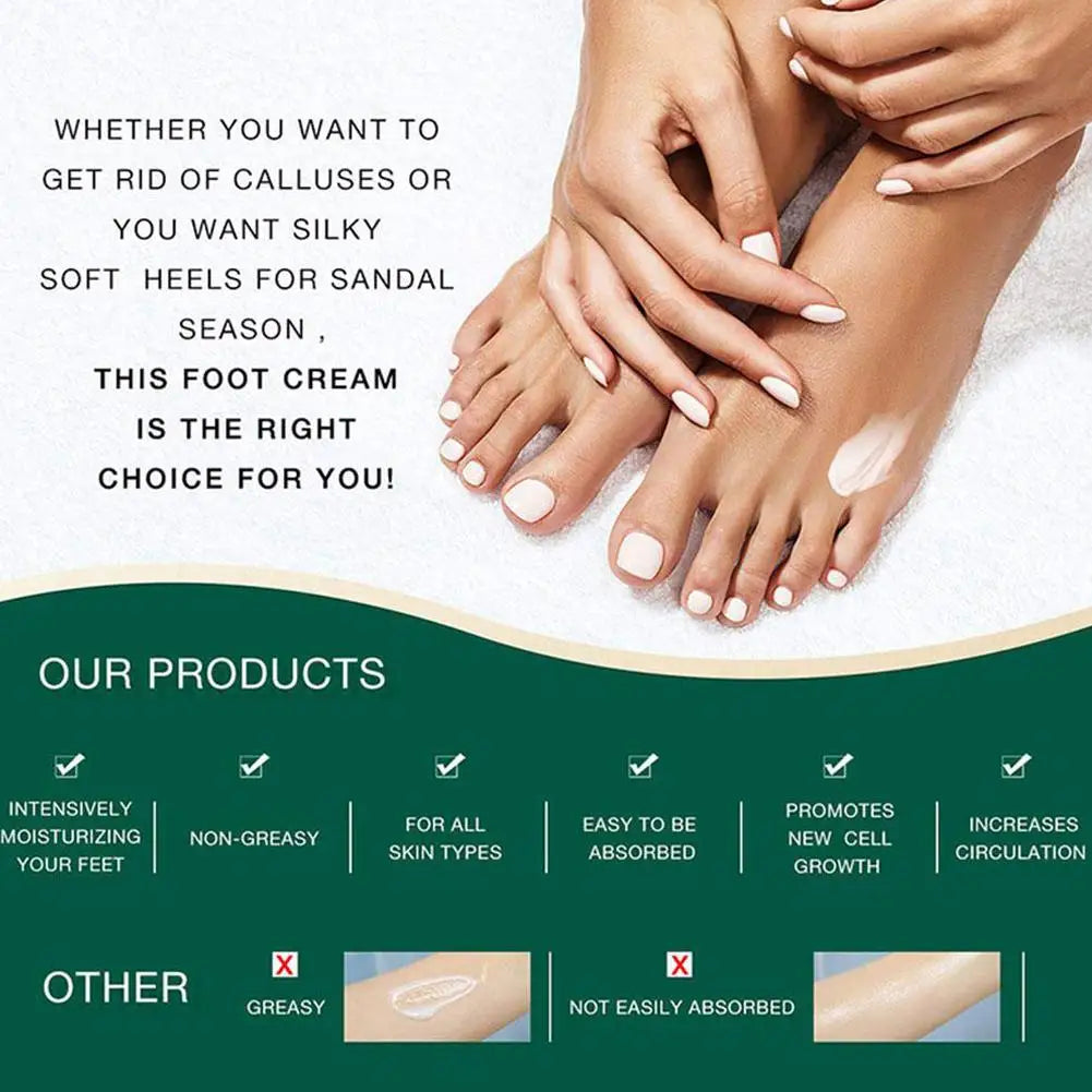 Urea Hand and Foot Cream Softens And Moisturizes Skin Relieves Dryness Repairs Cracks Exfoliates Dead Body Skin Moisturizing