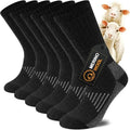 Super Thick Warm Merino Wool Socks for Men and Women, Wool-Lined Winter Hiking Warm Boot Work Socks, 3 Pairs Pack
