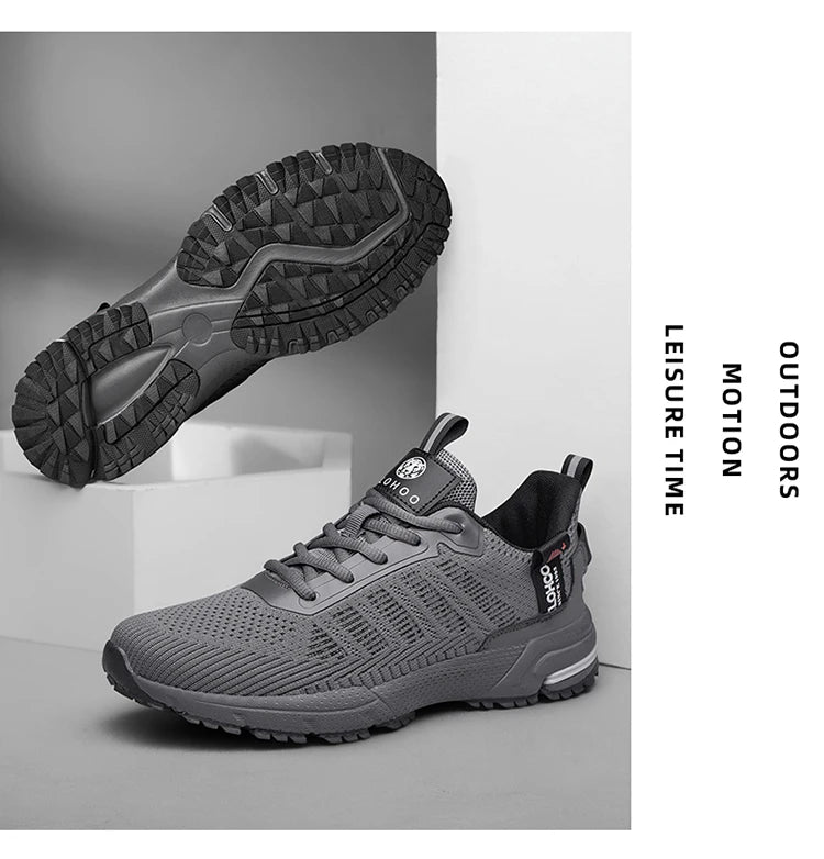 CLOHOO Mesh Upgraded Thick Bottom Foam Sports Casual Shoes Breathable Wear-Resistant Comfortable Footwear for Active Lifestyle