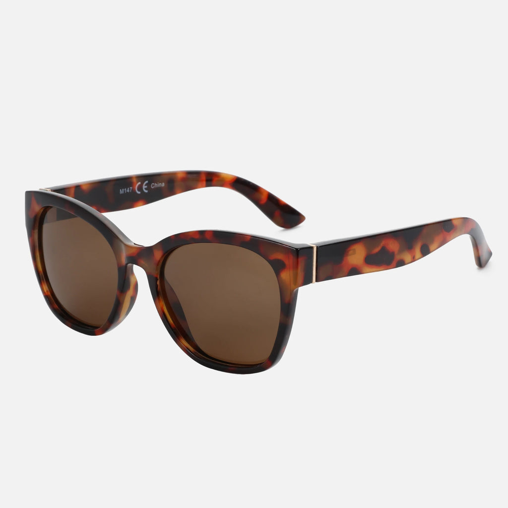 ZENOTTIC Fashion Cateye Polarized Sunglasses for Women - Oversized Sun Glasses UV400 Protection Retro Shades Designer Style