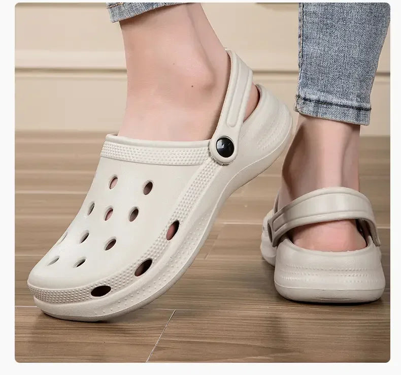 Summer Men Clogs Sandals Men's and Women's Leisure Slippers Beach Slides Home Garden Shoes Outdoor Sandals Plus Size 46 47 48