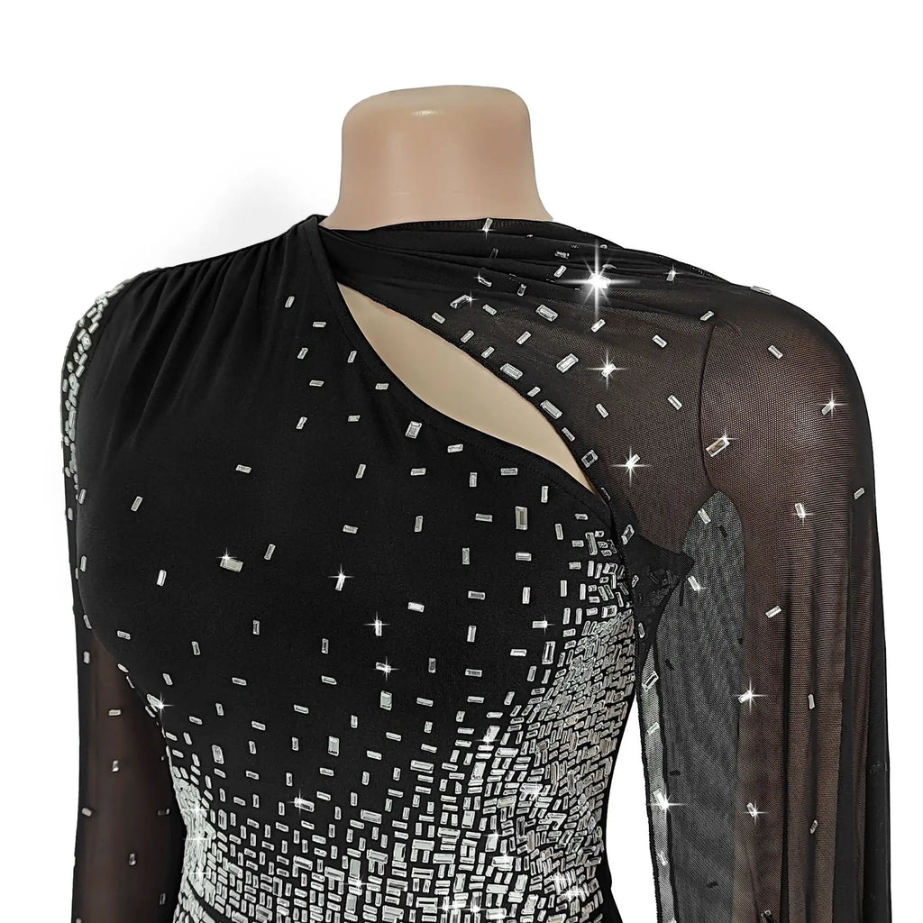 African Dresses For Women 2025 New Elegant Africa Clothing Turkey Wedding Party Long Dress Luxury rhinestone party dress Outfits