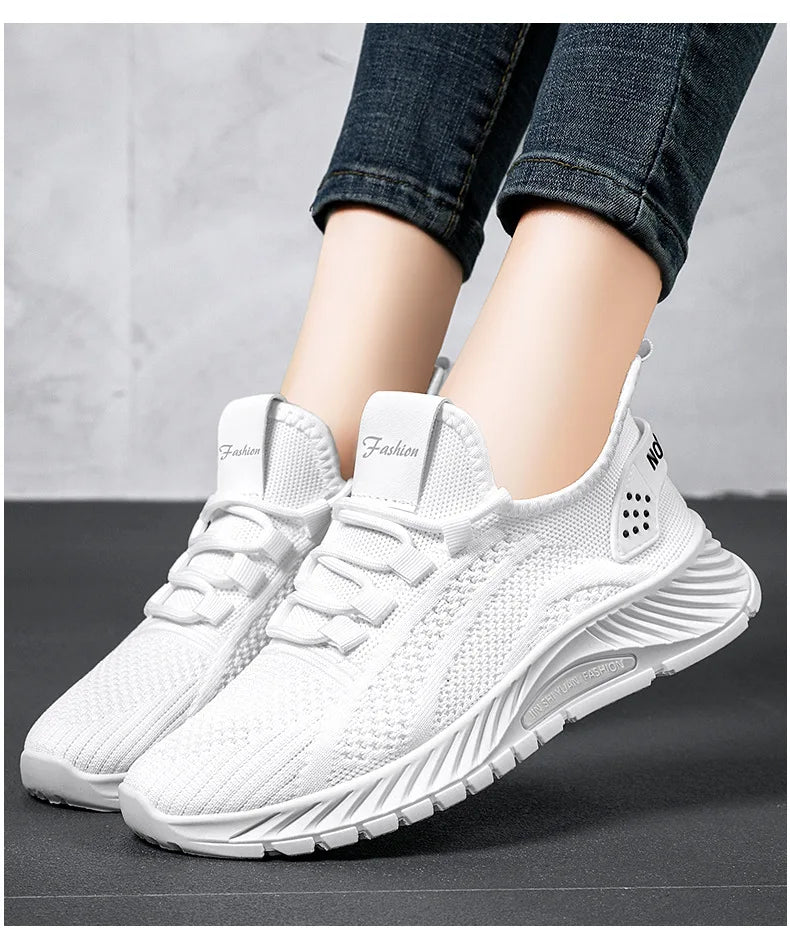 Women's Shoes Summer 2025 Casual Sneakers Breathable Mesh Lightweight Affordable Free Shipping