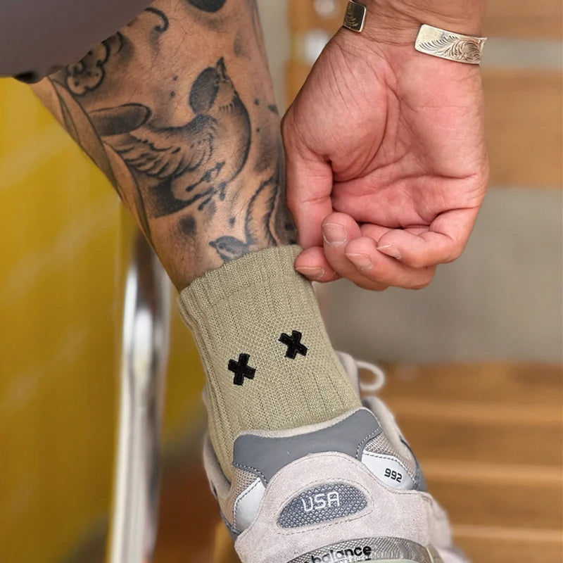 Casual Socks Ankle Socks Men's Cotton Socks Fashion Breathable Comfortable Socks