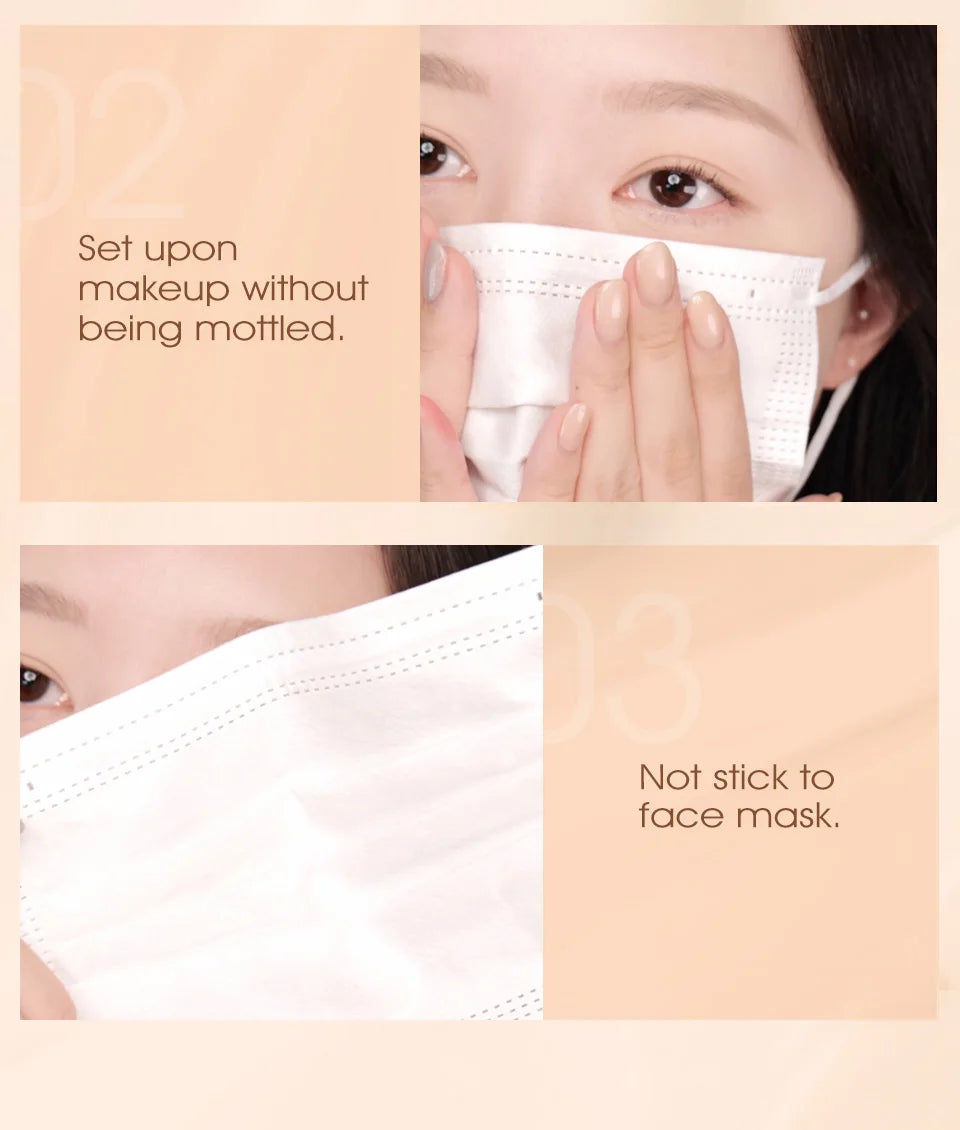O.TWO.O Cushion Foundation 3 Colors Air Cushion BB Cream Full Coverage Breatheable Concealer Waterproof Face Foundation